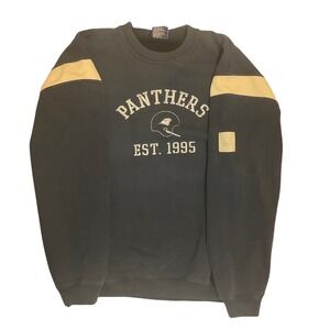 90s Reebok Carolina Panthers NFL‎ Sweatshirt Mens Navy Large Gridiorn VTG